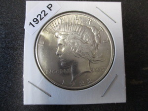 58. 1922-P (Philadelphia Mint) Peace Silver Dollar