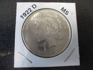 59. 1922-P (Philadelphia Mint) Peace Silver Dollar