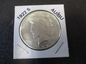 62. 1922-S (San Francisco Mint) - Peace Silver Dollar - Original Mint Luster and Cartwheel Effect - high grade coin