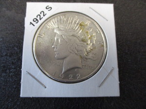 63. 1922-S (San Francisco Mint) - Peace Silver Dollar