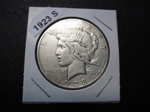 68. 1923-S (San Francisco Mint) - Peace Silver Dollar