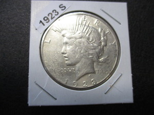 69. 1923-S (San Francisco Mint) - Peace Silver Dollar