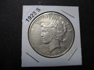70. 1923-S (San Francisco Mint) - Peace Silver Dollar