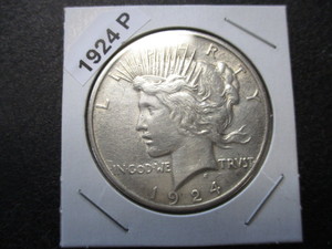 71. 1924-P (Philadelphia Mint) Peace Silver Dollar