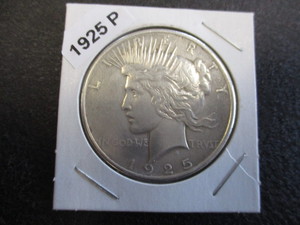 72. 1925-P (Philadelphia Mint) Peace Silver Dollar