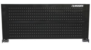lot 11 image: UNCLAIMED FREIGHT, NEW Husky 46 in. Pegboard Back Wall for Tool Cabinet, D6TC09001.