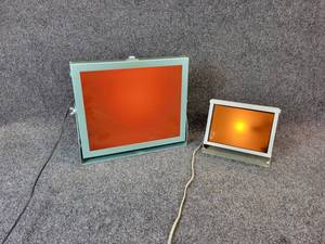 lot 231 image: Pair of Vintage Darkroom Lights w Orange Filters - Both Work