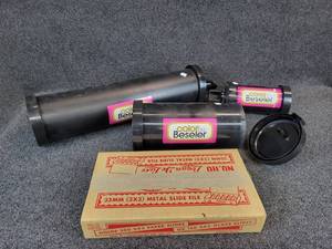 lot 238 image: Lot of Color by Beseler Film Developing Canisters and New in Box 2 x 2 Slide Holder