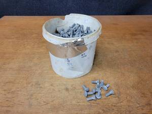 lot 246 image: 30 LBS of 38 x 1 Galvanized Carriage Bolts - Unused