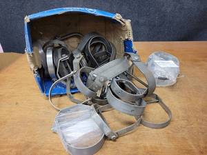 lot 266 image: Large Lot of 3-12 Clevis Pipe Hangers