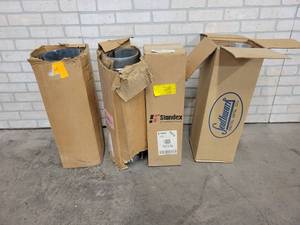 lot 283 image: Large Lot of 3 to 7 Duct Pipe - See Description - NO SHIPPING