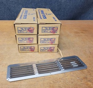 lot 296 image: Lot of (72) Aluminum Cornice Vents - Measures 15-78 x 4-18 Each