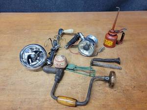 lot 367 image: MOPAR Model H-1 Spotlight, Oil Can, Civil War Commemorative Baseball, Metal Trap and More