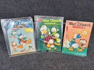 lot 188 image: (3) Vintage Dell 10 Walt Disney Comic Books