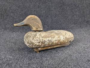 lot 470 image: Vintage Cork Duck Decoy
