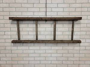lot 440 image: Vintage Wood Ladder for Wall Decoration - Measures about 46 x 17 x 3 - NO SHIPPING
