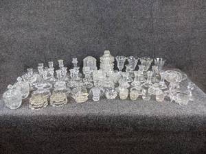 lot 473 image: Gigantic Lot of Candle Holders & Glassware - NO SHIPPING
