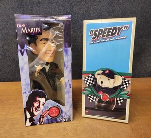 lot 503 image: Large Dean Martin Talking Animated Figure and Speedy Texaco Bear - Dean is about 18 Tall