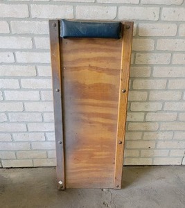lot 543 image: Vintage Wood Automotive Creeper - NO SHIPPING