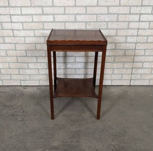 lot 221 image: Small Wood Side Table - NO SHIPPING