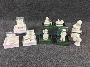 lot 478 image: Lot of Department 56 SnowbabiesSnowbunnies Porcelain Bisque Figurines