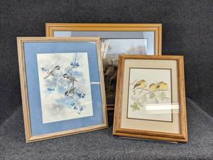 lot 491 image: Lot of 2 Prints and 1 Artists Proof in Frames