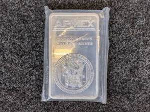 lot 178 image: 10 TROY OUNCES .999 Fine Silver Bar - APMEX Bar