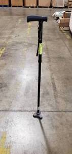 lot 27 image: HurryCane HCANE-BK-C2 Freedom Edition Foldable Walking Cane with T Handle
