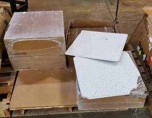 lot 28 image: Armstrong 24 x 24 Ceiling Grid Tile