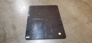 lot 36 image: AcrylicBlank Glossy Black Acrylic Sheet with Customized Rounded Corners Laser Cut Sign Blanks (316 Thick Black