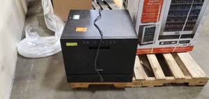 lot 11 image: 21 in. Professional Digital Portable Countertop Dishwasher with 6 Place Settings in Black (Untested)