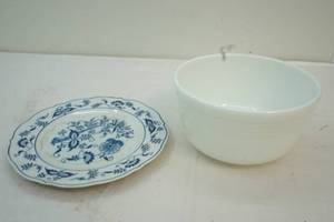 Blue Danube dinner plate