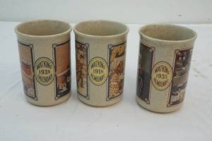 vintage Watkins coffee mugs