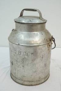 vintage milk can