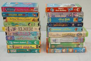 childrens VHS tapes