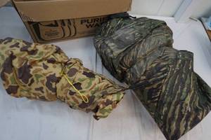 camo hunting blind material