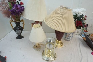 lamps and vases