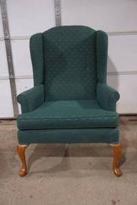 upholstered sitting chair
