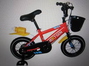 nextgen 12 inch kids bike with trai...