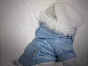 mettalic fashion pet parka coat ...