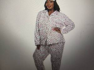 white mark womens plus pajama set w...