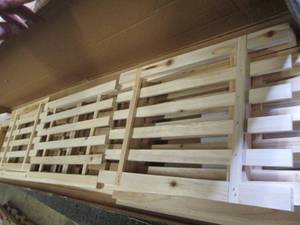 5-tier wood storage rack ...