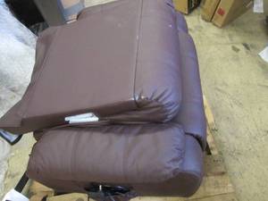 brown reclining massage chair missi...