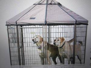 advantek 5 foot x 5 foot pet gazebo...