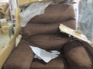the pleasant valley recliner brown ...