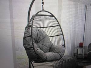 folding patio egg chair ...
