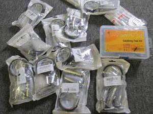 lot of caulking tools ...