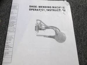 shoe mending machine ...