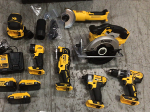Lot of Dewalt Power Tools Various Models and Conditions See Pictures