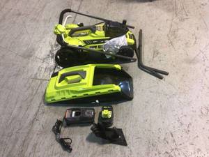 Ryobi  13 In. 11 Amp Corded Electric Walk Behind Push Mower KIT USED